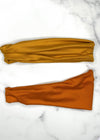 Bohemian Orange and Yellow Twist Headbands