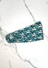Ocean Print Twisted Headwrap