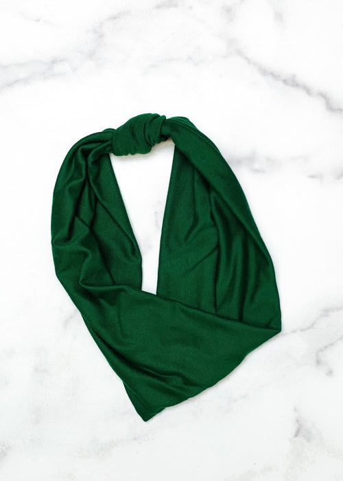 Green knot headband