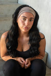 Mushroom Gray Extra Wide Yoga Headband