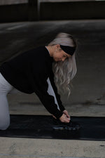 Black Onyx Yoga Headband