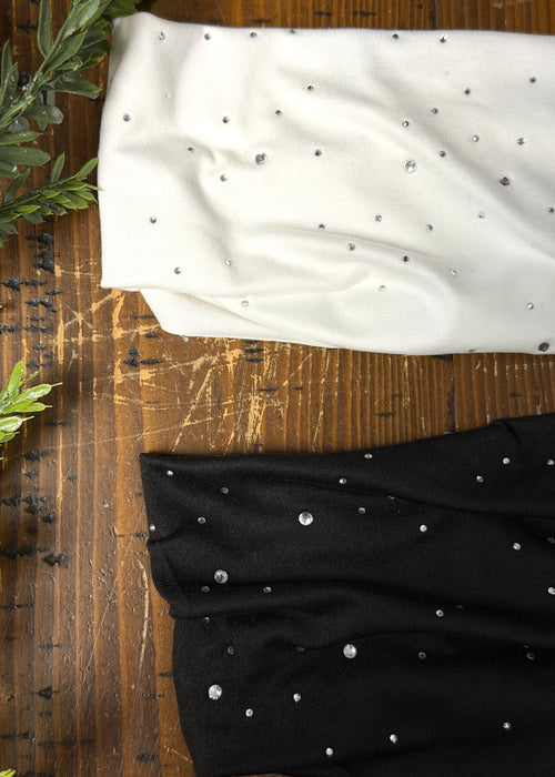 Sparkly Crystal Extra Wide Yoga Headbands