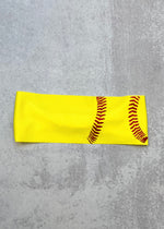 Softball Glitter Threads Yoga Headband