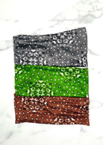 Bandana Print Extra Wide Yoga Headbands