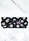 Upcycled Steelers Top Knot Headband