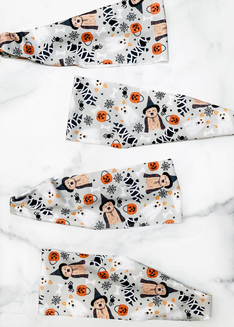 Trick or Treat Dogs Yoga Headband