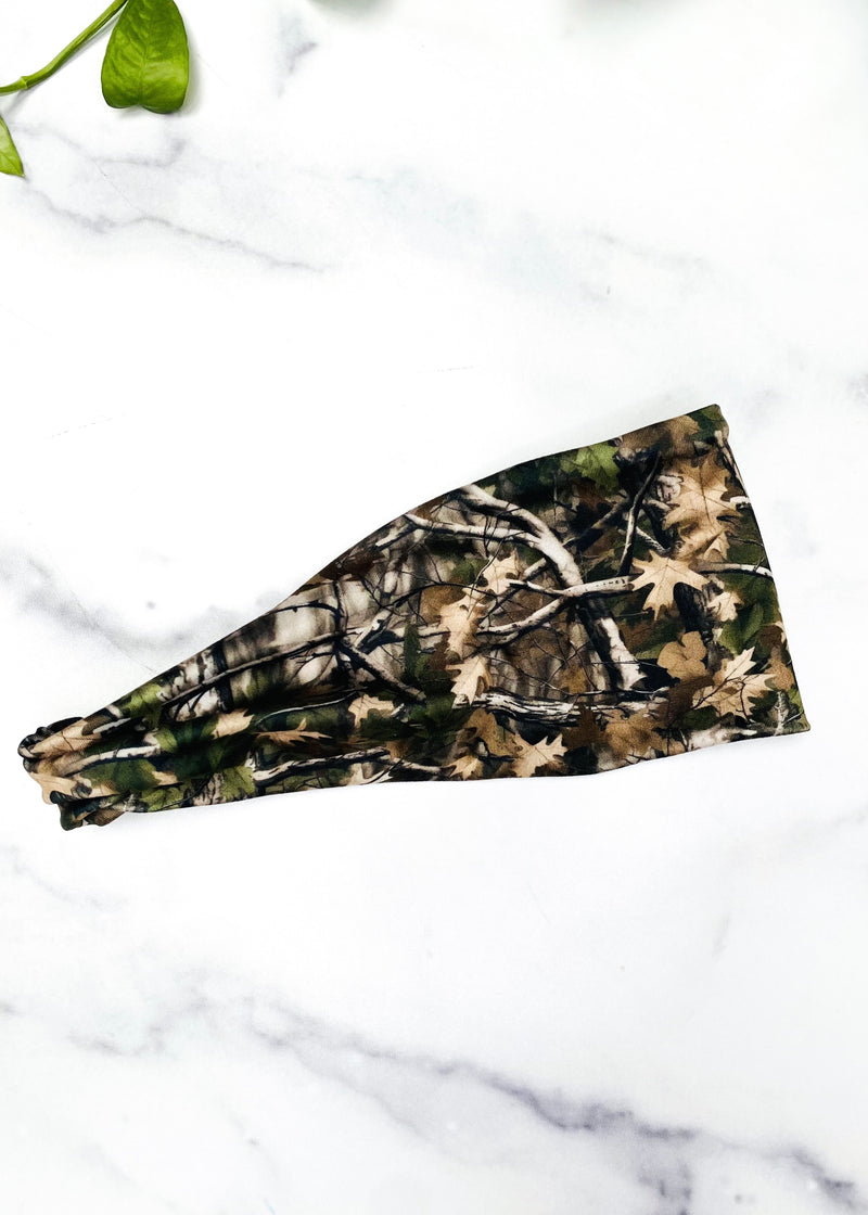 Hunting Camo Twist Headwrap