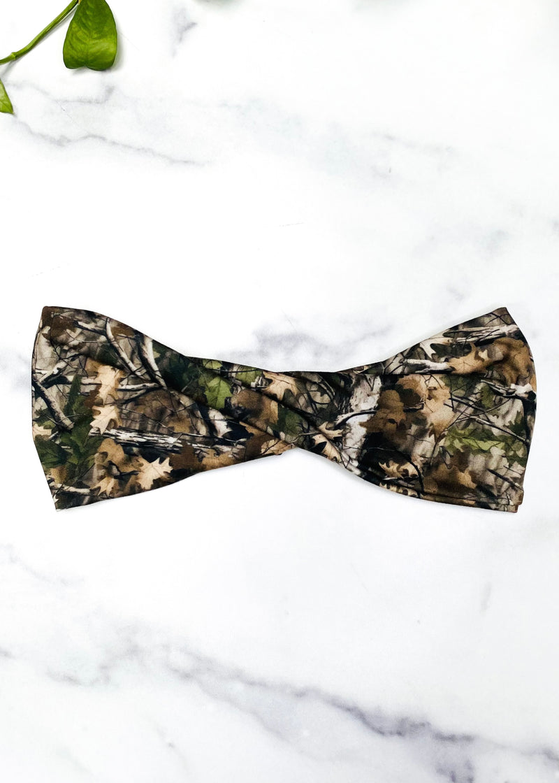 Hunting Camo Twist Headwrap