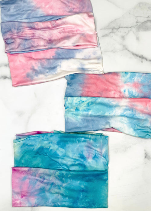 Tie Dye Extra Wide Yoga Headbands