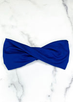 Royal Blue Twist Headwrap