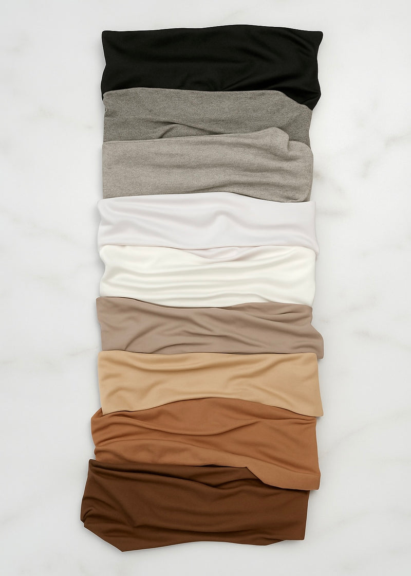 Neutral Extra Wide Yoga Headbands
