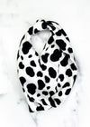 Cow Spots Top Knot Headband