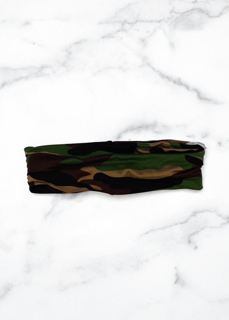 Wide Camo Headband