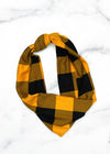 Yellow Flannel Knot Headband