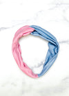Pink and Blue Headband for Labor and Delivery Nurses