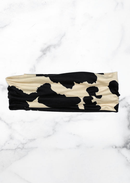 Cow Print Extra Wide