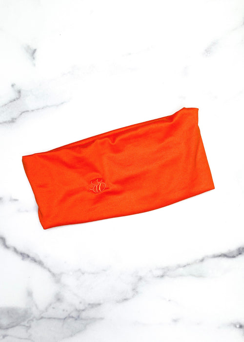 Orange Extra Wide Yoga Headband