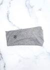 Gray Extra Wide Yoga Headband