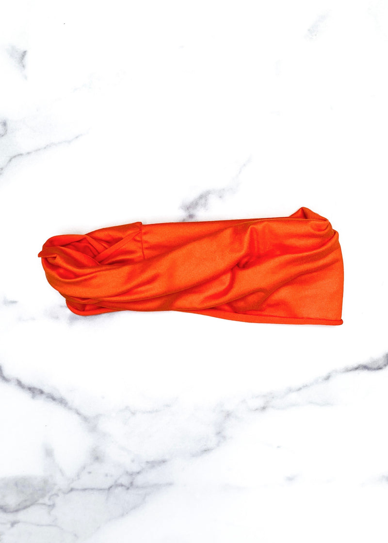 Orange Extra Wide Headband