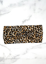 Knot Headband in Leopard Print