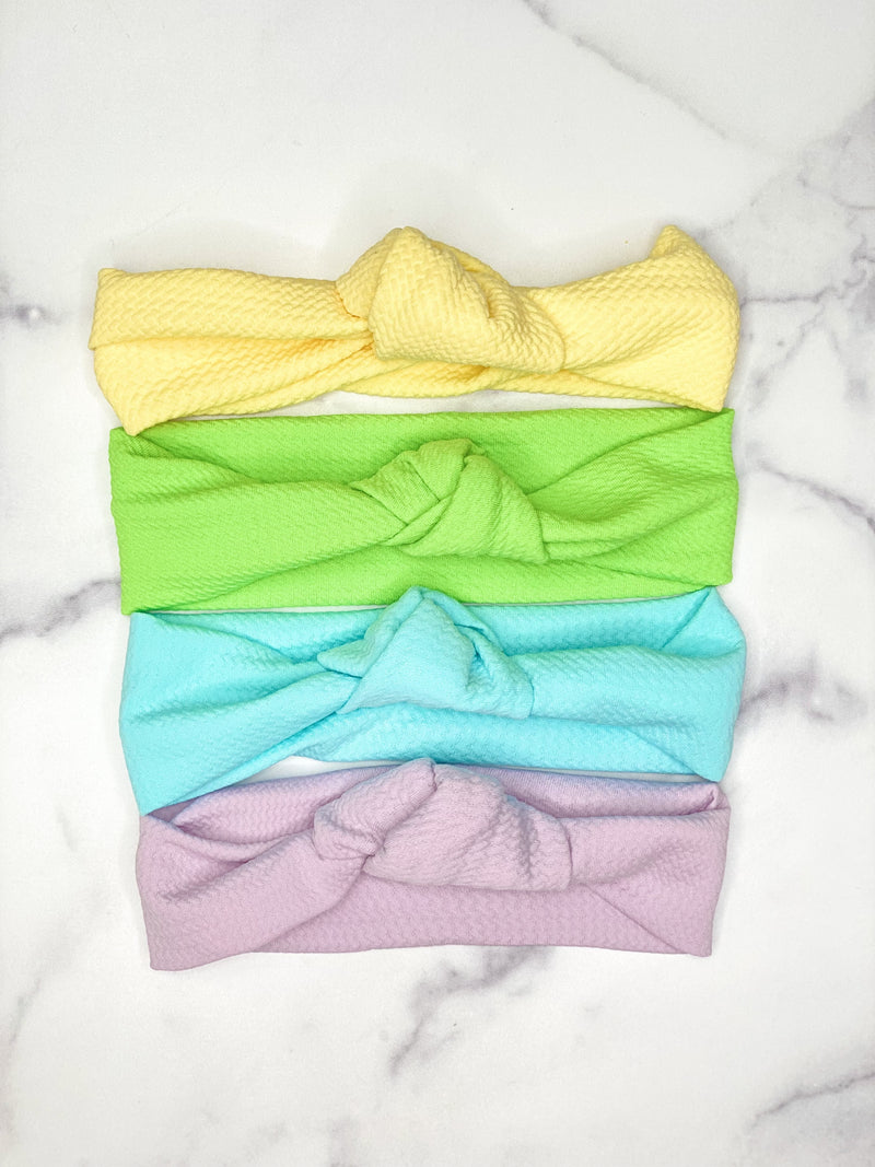 Spring Pastel Baby Headbands