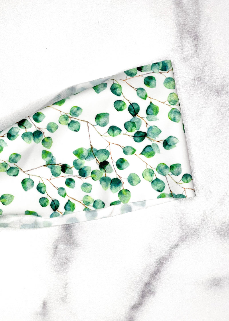 Yoga Headband Eucalyptus Print