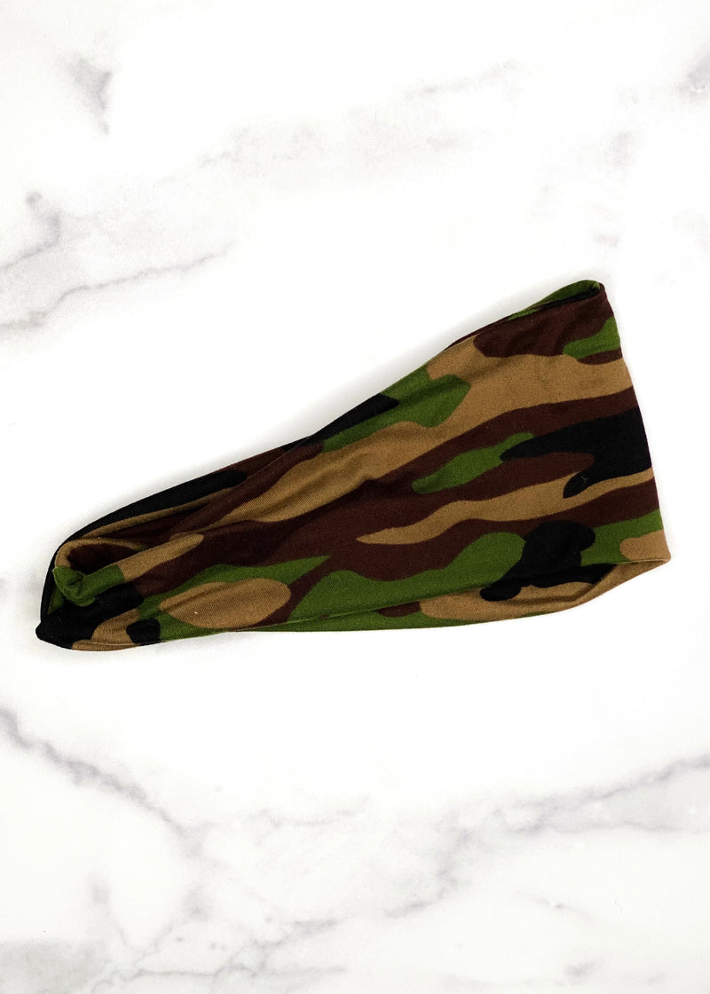 Camo Twist Headwrap