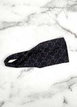 Nurse Headband Black and White Heart Rate