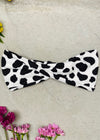 Cow Spots Twist Headwrap