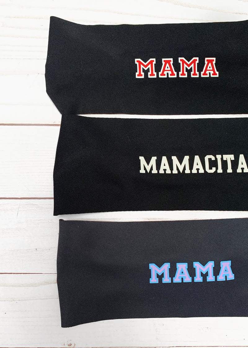 Mama Antimicrobial Yoga Headbands
