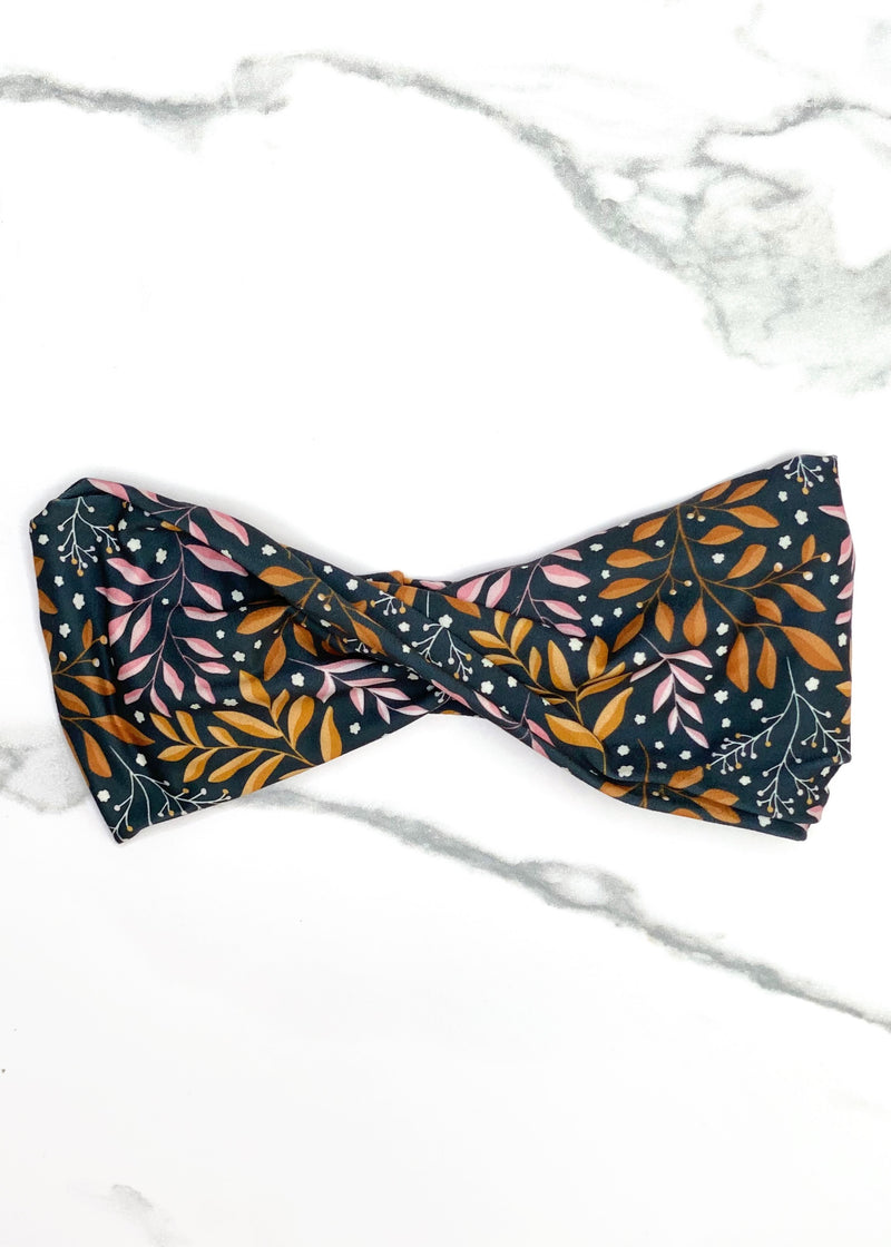 Fall Leaves Twisted Headband