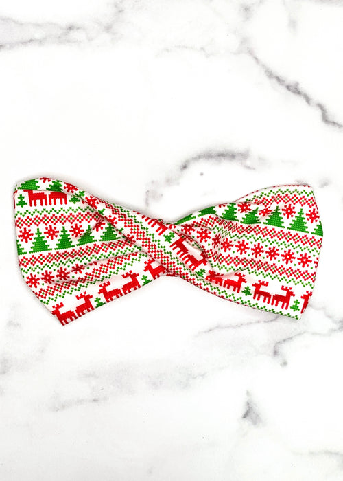 Red and Green Plaid Headband