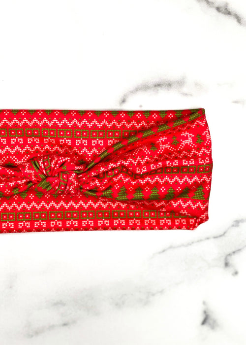 Christmas Knot Headband
