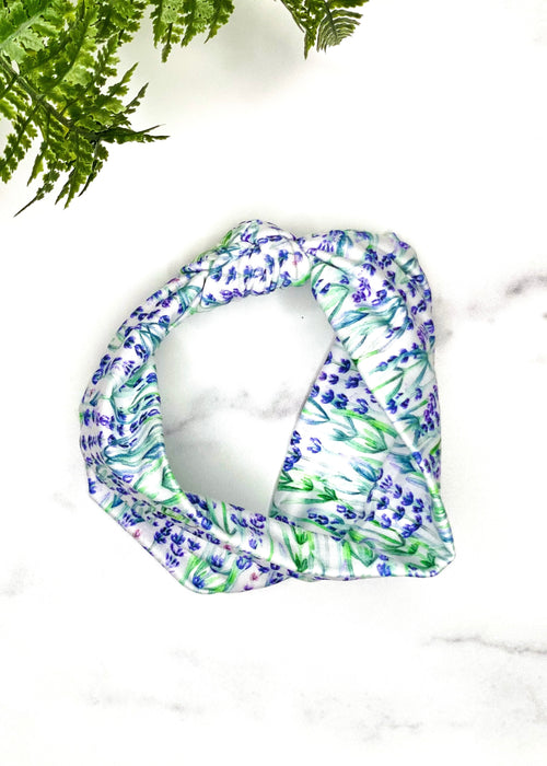 Lavender Baby Top Knot Headband
