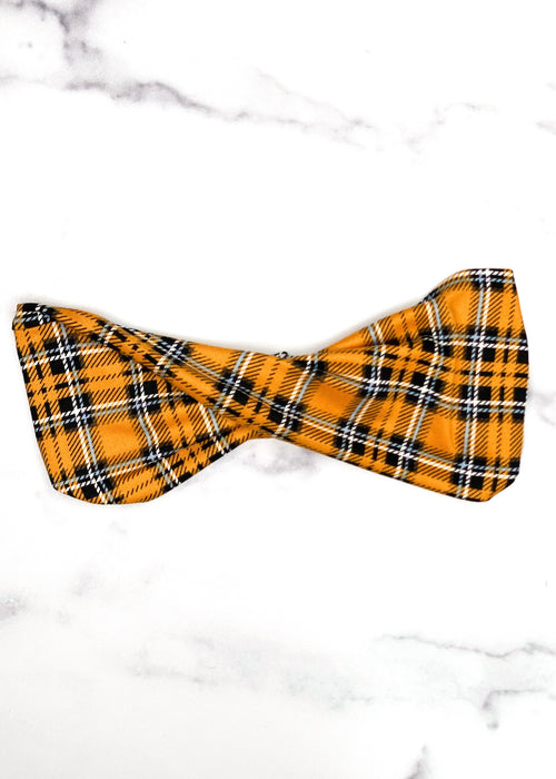 Yellow Plaid Headband