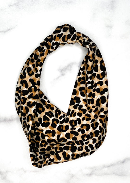 Knot Headband in Leopard Print