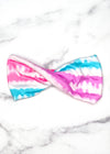 Twist Headband in Pastel Tie Dye