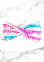 Twist Headband in Pastel Tie Dye