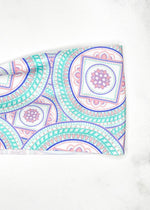 Non Slip Yoga Headband in Pastel Mandala Print