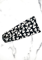 Black & White Mickey Twist Headwrap
