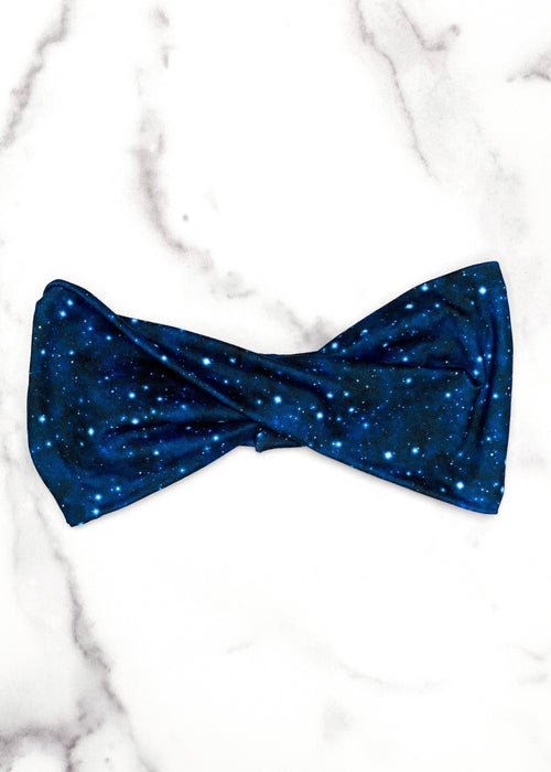 Twisted Headwrap Night Sky Print