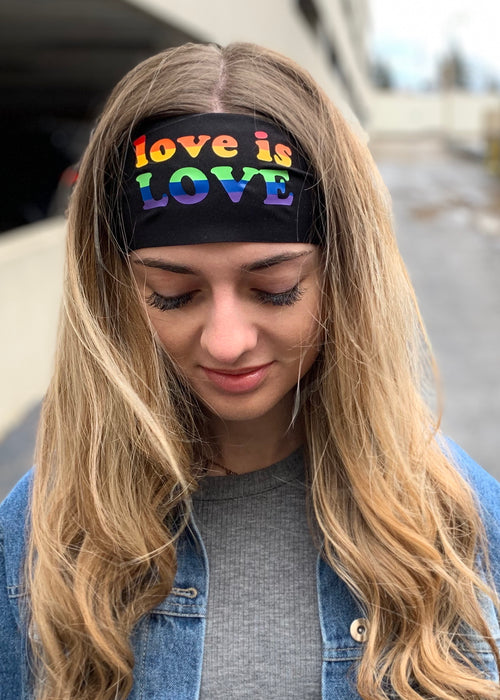 Love is Love Antimicrobial Yoga Headband