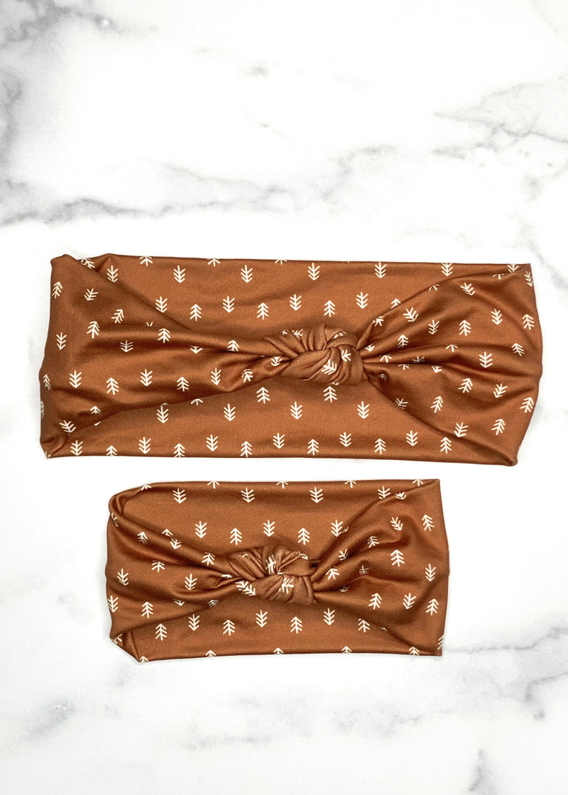 Mommy & Me Minimalist Trees Knot Headbands