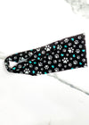 Dog Paws and Hearts Running Headband 