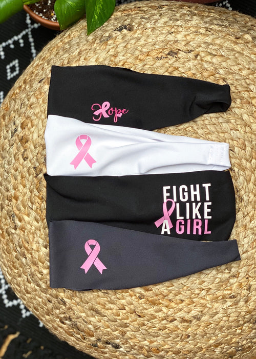 Breast Cancer Awareness Collection Yoga Headbands