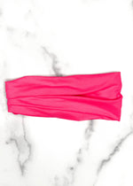 Hot Pink Extra Wide Yoga Headband