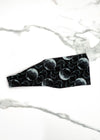 Black and White Moon Yoga Headband 