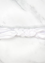 White Braided Headband