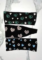 Medical Heart Printed Antimicrobial Yoga Headbands