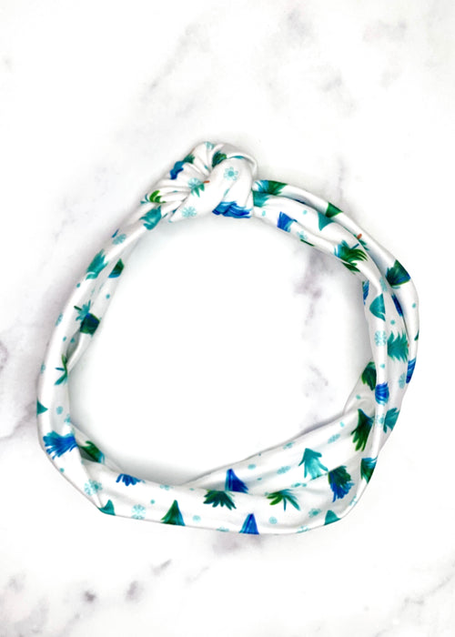 Christmas Tree Knot Headband